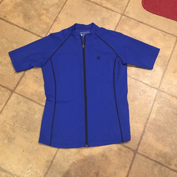 Blue workout/sun shirt