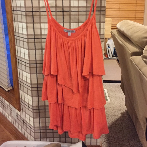 Ruffle shirt with straps - Picture 1 of 2