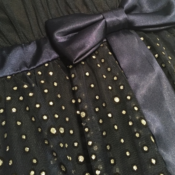 Navy glittery party dress - Picture 3 of 4