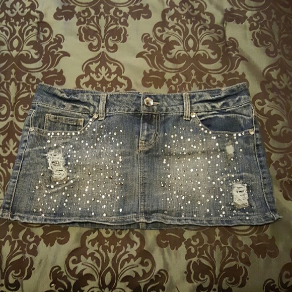 DENIM MINI SKIRT JUNIORS Sz 11