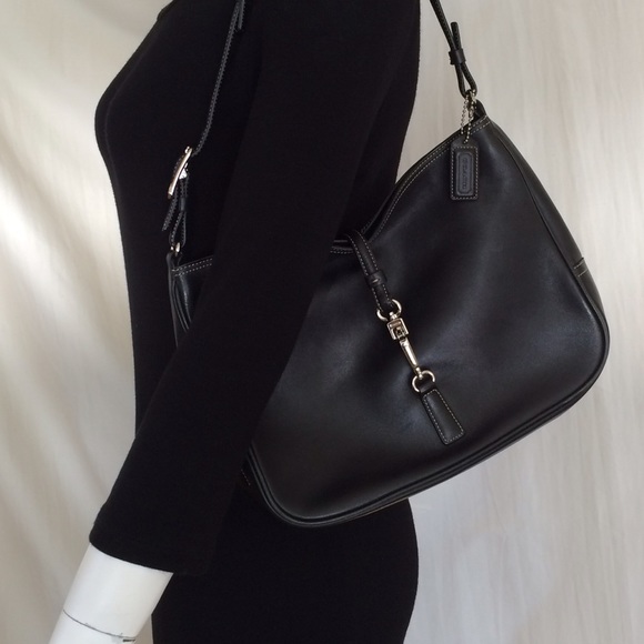 Authentic Black Coach Shoulder Bag
