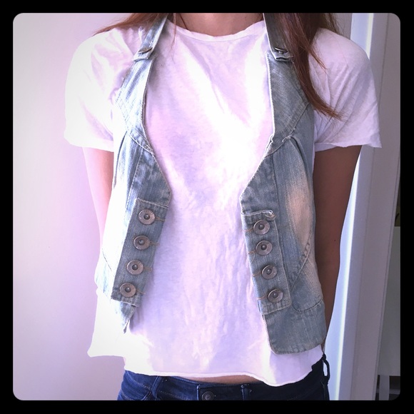 Jean out wear. Little jacket waistcoat