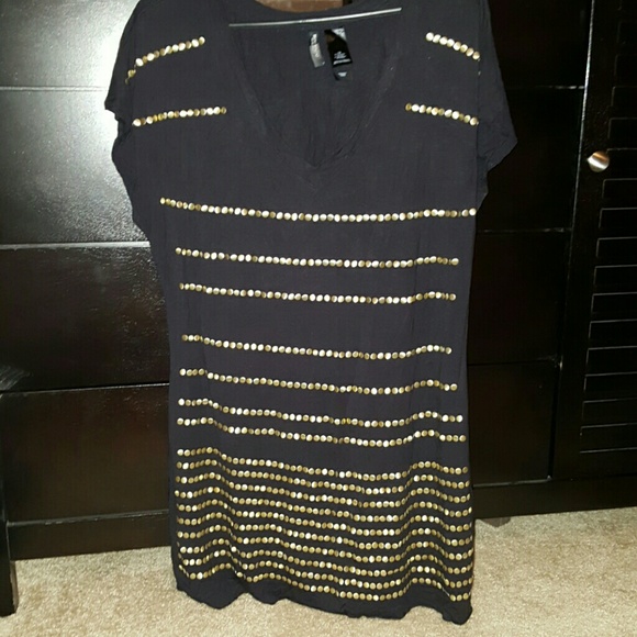 V neck dress top