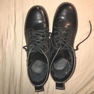 Leather Combat Boots