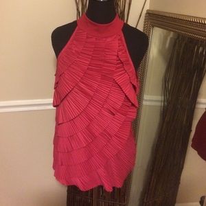 Sexy Red Ruffle Top/Tunic