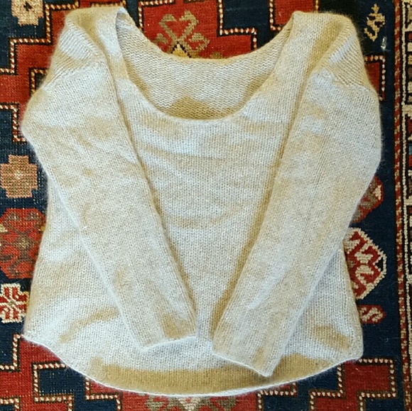 Leith Angora Blend Hi-lo Sweater