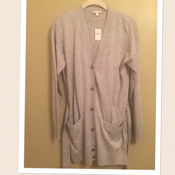 NWT Gap Long Gray Cardigan