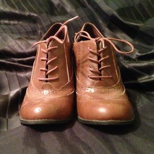 Brown Oxford Heels