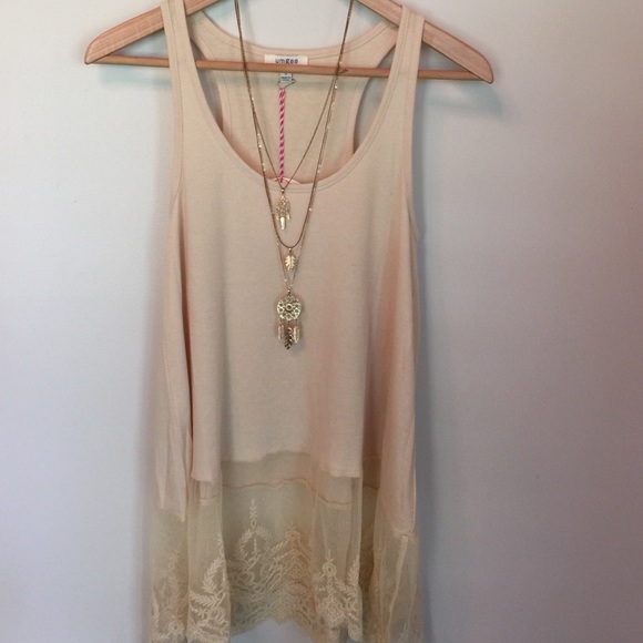 Babydoll boho top with trim lace - Picture 4 of 5