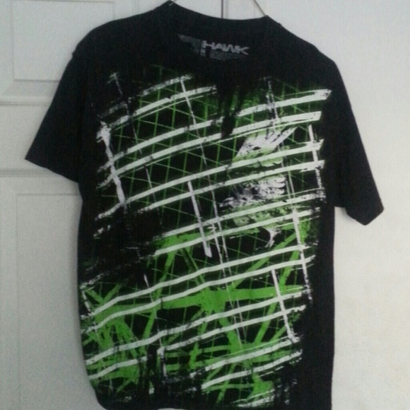Boys Green and Black T-Shirt