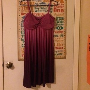 Pink and purple ombré short dress