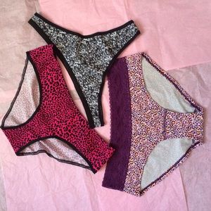 Lot of 3 VS med panties