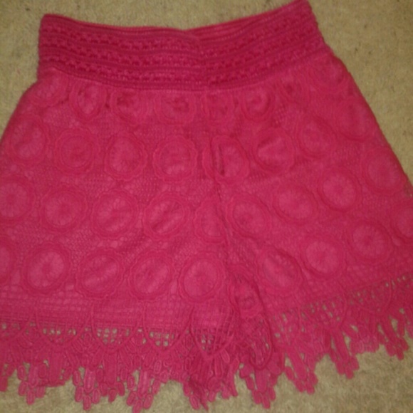 Pink shorts