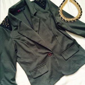Army green blazer