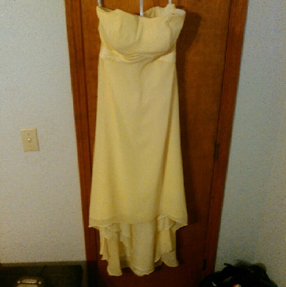 Strapless semi formal