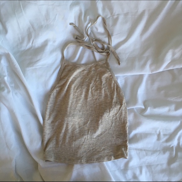 Oatmeal/Tan Ribbed Halter