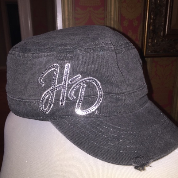 Harley Davidson hat one size gray