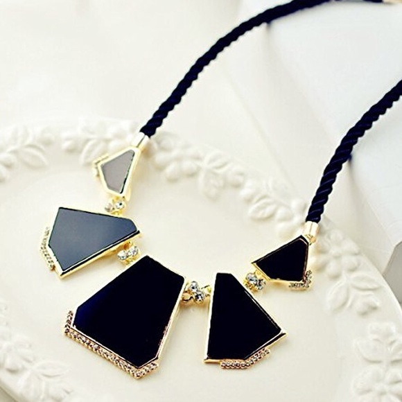 Black bubble necklace