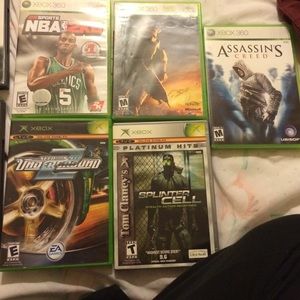 xbox 360/ xbox video games mint condition!!!!