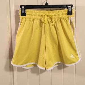 Yellow Adidas Shorts