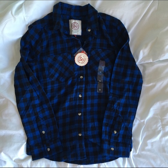 Blue & Black Flannel