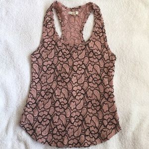 Silence + Noise Floral Tank Top - Size Small