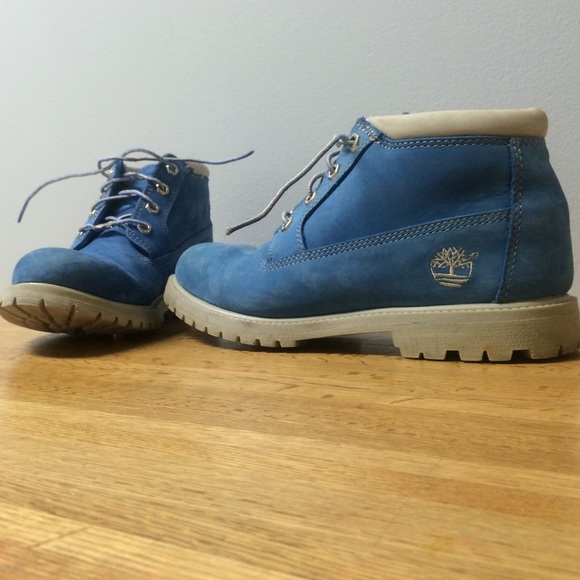 Blue Waterproof Timberland Boots