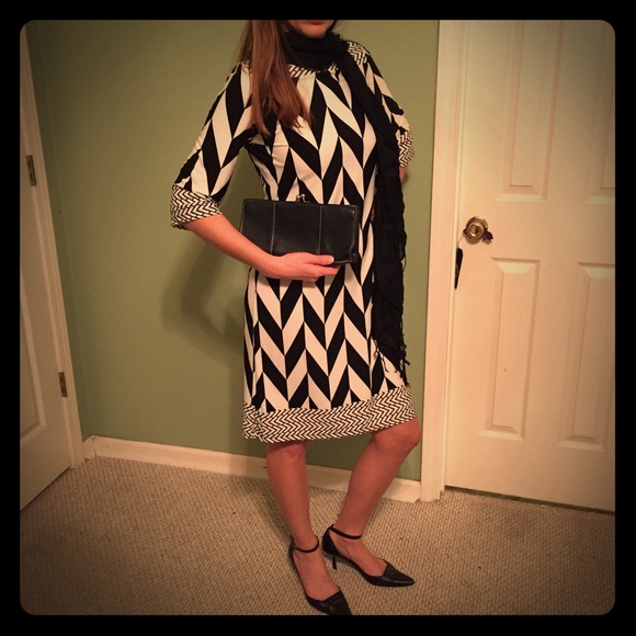 Black + White "French Chic" Dress
