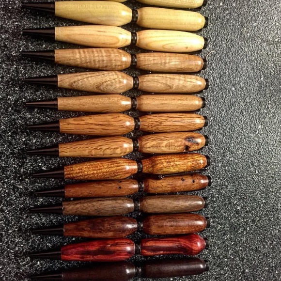 Handmade turned wooden pens!