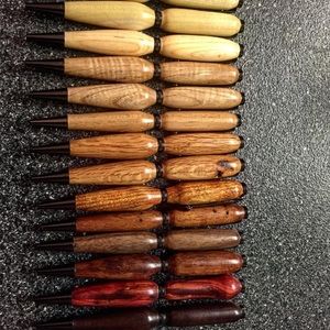 Handmade turned wooden pens!