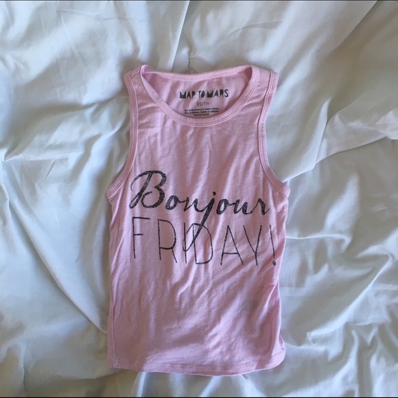 Bonjour Friday Cropped Tank
