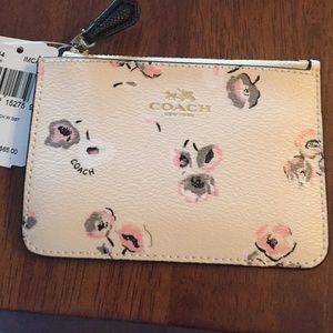 Coach Key Pouch Floral
