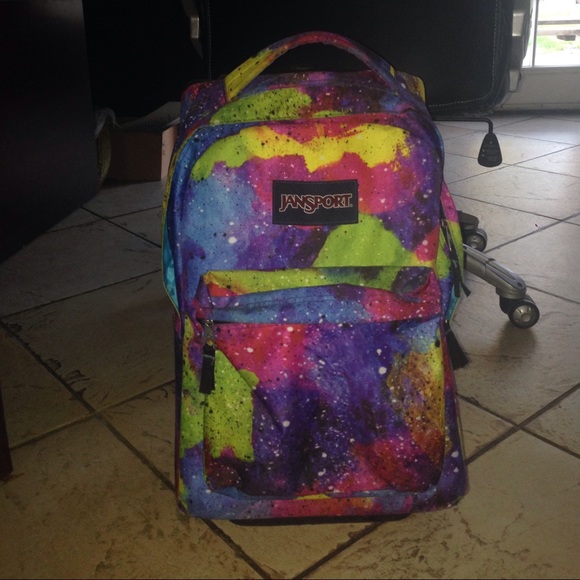 Paint Splattered roller backpack