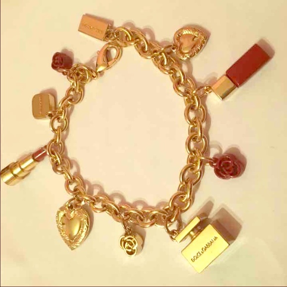 Dolce & Gabbana Gold Charm Bracelet