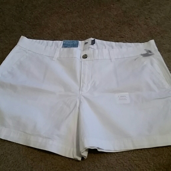 White cotton shorts NWT