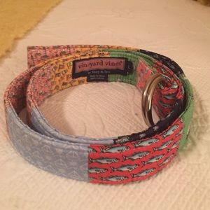 Vineyard vines patchwork belt size L