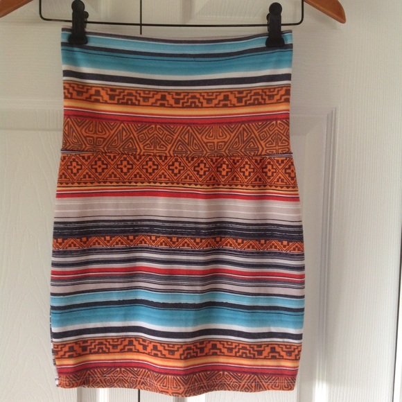 Made in USA. Nollie aztec mini skirt