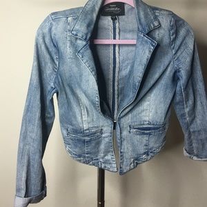 Blue jean coat