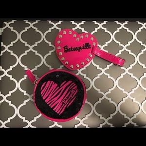 Betsy Johnson Coin Pouch + Luggage Tag