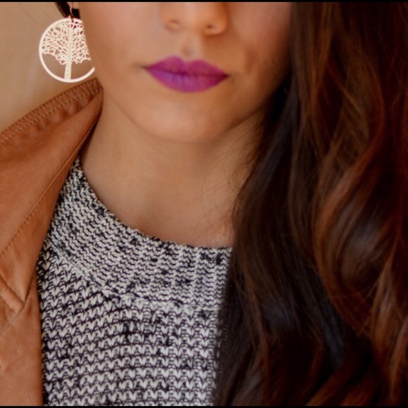 Tree of Life Cut Out Earrings - Picture 3 of 3