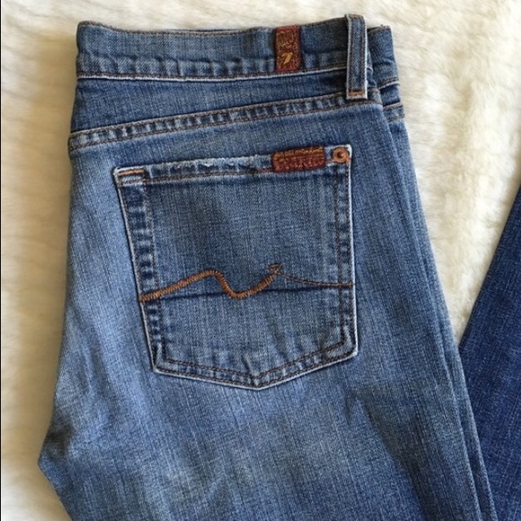 7 for all mankind size 29 boot cut jeans