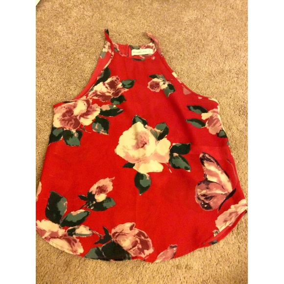 A&F floral cami/blouse