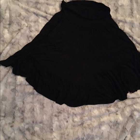 Cute black flare skirt