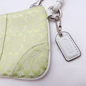 ❌ SOLD! ❌ Coach Wristlet - Green