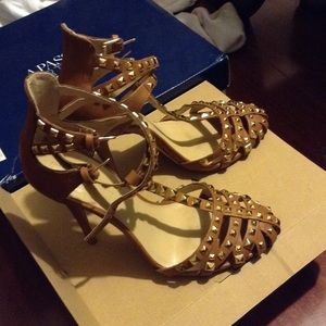 Zara caged heels