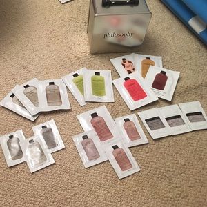 Philosophy Tin & Philosophy skin care/body samples