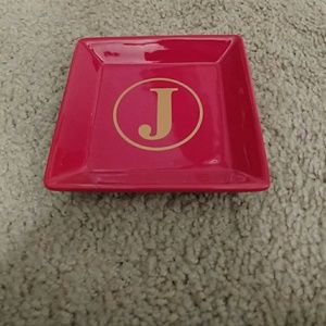 "J" Jewelry Holder Tray