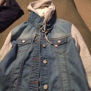 SO Sweatshirt Jean Jacket