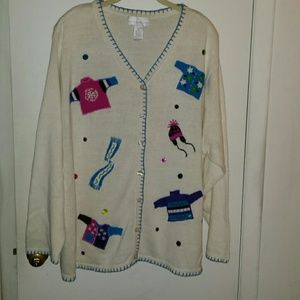 Tuck this Susan Graver sweater away until Fall