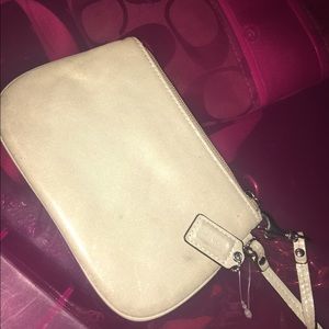 Shimmery coach WRISTLET